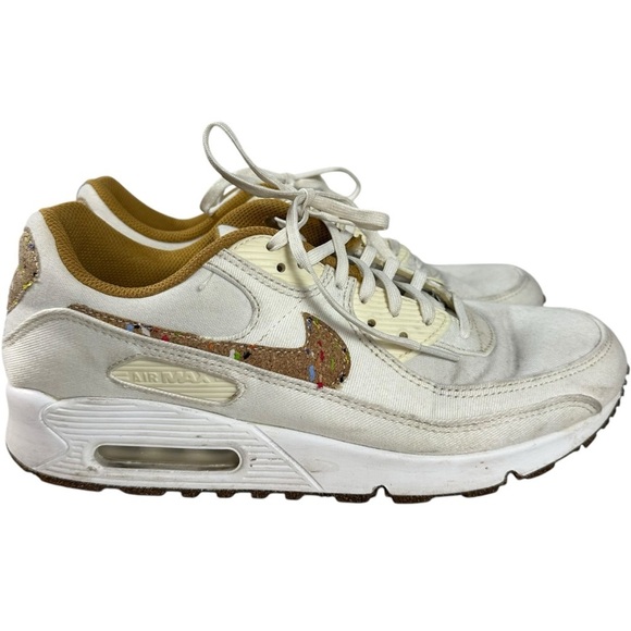 Nike Air Max 90 AM90 Sail Cork Sustainable Material Size 11 DS DD0384-100 - Picture 3 of 14
